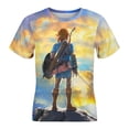 thumbnail image 4 of The Legend of Zelda Kid's T-Shirt Short Sleeve T-Shirt Tops Summer Tee Shirt for Boys Girls 160CM, 4 of 8