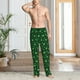 thumbnail image 2 of Fotbe Happy St. Patrick's Day Pantalones de Pijama para Hombre, Pantalones de Dormir, Pantalones de Casa con Cintura Ajustable y Bolsillos-Large, 2 of 6
