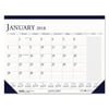 House of Doolittle Recycled Two-Color Monthly Desk Pad Calendar w/Large Notes Section, 22x17, 2018