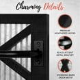 thumbnail image 3 of Autumn Alley Farmhouse Rustic Towel Rack Holder - Wood Towel Rack - Farmhouse Towel Holder for Rustic Bathroom and Farmhouse Kitchen Style D?cor - 24" Wall Mounted, Rustic Black, 3 of 7