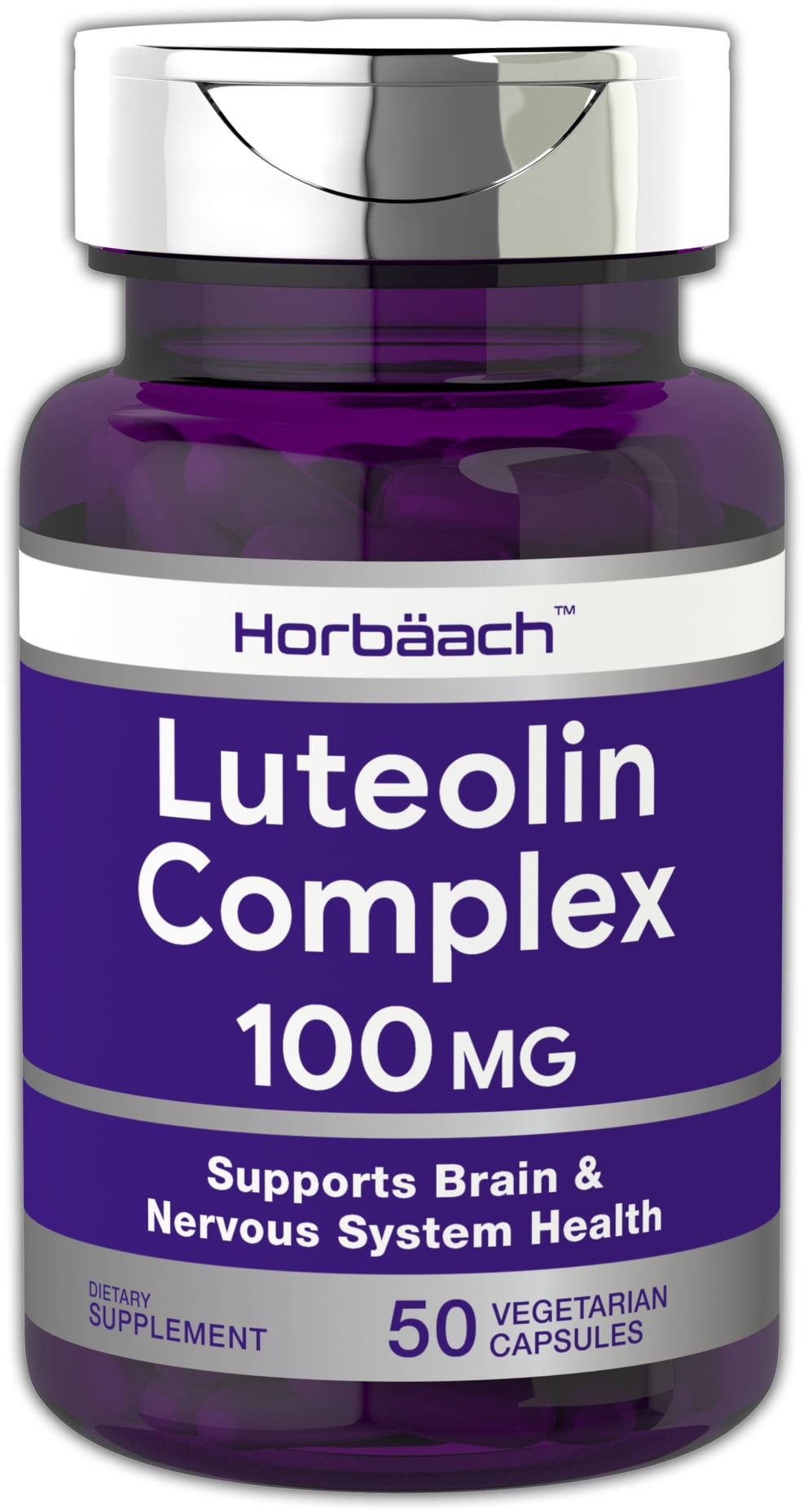Luteolin Complex with Rutin 100mg 50 Capsules Brain and Nervous