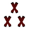 thumbnail image 3 of Destyer Complete Look Chic Socks With Long Gloves Set M Easy To Match Over Knee Socks Red and black 3Set, 3 of 6