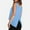 Blue, variant on SNKSDGM Women's Plus Casual Easter Shirts Women's Tops Plus Size Tunic Tank Tops for Women Loose fit Basic Clothes Summer Sleeveless Open Back Shirts Summer Tops Trendy Teen