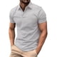 thumbnail image 1 of Men's Summer Leisure Culture Breathable Short Sleeved Shirt Top L, 1 of 4
