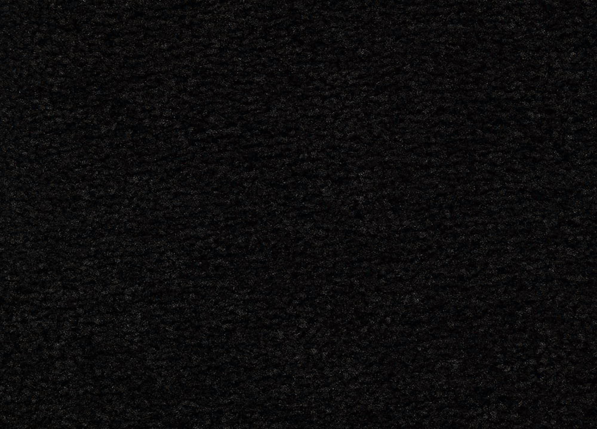 Garland Rug Traditional Washable Nylon Black Bathroom Runner, 22" x 60"