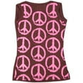 thumbnail image 2 of Celeb Kids - Little Girls Tank Top 29240-6 (brown peace), 2 of 3