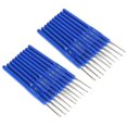 thumbnail image 3 of 20Pcs Crochet Hook Sweater Needle Blue Handle Yarn Weave Craft Knitting Tool Sewing Accessories, 3 of 5