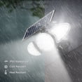 thumbnail image 4 of lampara solar Irfora Luz solar de pared de tres cabezas LED impermeable para exteriores Lámpara de detección de cuerpo humano Patio de jardín Lámpara de iluminación de paisaje alimentada por energía s Irfora lampara solar, 4 of 7