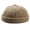 Khaki, variant on Brimless Docker Cap Washed Style Boy Girls Student Skullcap Hats Men Cotton Beanie Docker Brimless Hat Rolled Cuff Harbour Hats