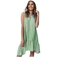 thumbnail image 2 of Whlbf Summer Dresses for Women Under $10 Plus Size,Women Fashion Loose Sleeveless Pocket Long Dress Print Retro Dress, 2 of 5