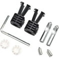 thumbnail image 1 of Kit de fijación de pernos para inodoros para inodoro suspendido de pared Geberit para la serie 4u, kit de acoplamiento cerrado para inodoro montado en la pared de acero inoxidable, 1 of 5