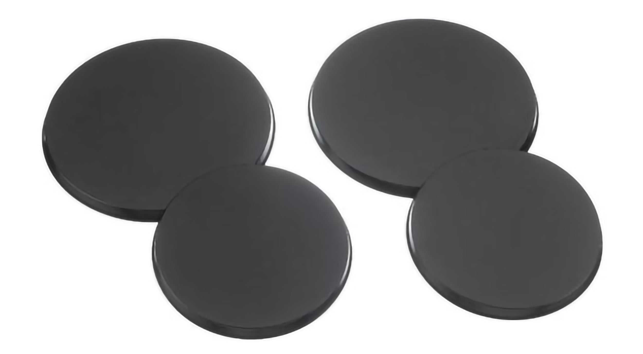 Mainstays Black Carbon Steel Stove Burner Covers, 4 Count