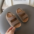 thumbnail image 7 of Gubotare Toddler Sandals Boys Toddler Sandals Boys Girls Cork Footbed Sandals Kids Adjustable Back Strap Slippers Double Buckle Slide Beach Shoes for Indoor Outdoor Size 10 (Grey,10 Toddler), 7 of 7