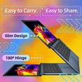 thumbnail image 3 of ASUS Vivobook 14" FHD Slim Laptop, Intel 12th Gen i3-1215U, Intel Iris Xe Graphics, Bluetooth 5.3, Wi-Fi 6E, Fingerprint Reader, 720p Webcam, USB Type C, Windows11 S, w/Mousepad (16GB RAM | 512GB SSD), 3 of 5
