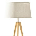 thumbnail image 4 of Brightech Emma Modern Home 60" Tall Standing LED Light Tripod Floor Lamp, Wood, 4 of 11