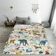thumbnail image 5 of Fotbe Dogs Funny Pets Manta de Franela Acolchonada con Estampado, Súper Suave y Esponjosa, Extra Grande para Sofá, Cama, Uso Todo el Año-80"x60", 5 of 7