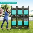 thumbnail image 3 of Folding Chair Cart for 84 Chairs - Heavy-Duty Table & Chair Storage Rack, 800 lb Capacity, Durable Double Folding Trolley for Easy Transport & Organized Storage, Perfect for Events & Venues, 3 of 7