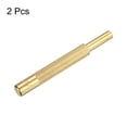 thumbnail image 3 of Uxcell 2pcs Brass Pin Punch 1/4" Non-marring Drive Punch for Watch Repair Automotive, 3 of 5