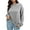 Gray, variant on Womens Fall Fashion 2022! QLEICOM Sweaters for Women, Women's Three-dimensional Plaid Sweater Women's Loose Autumn And Winter Long-sleeved Sweater On Clearance