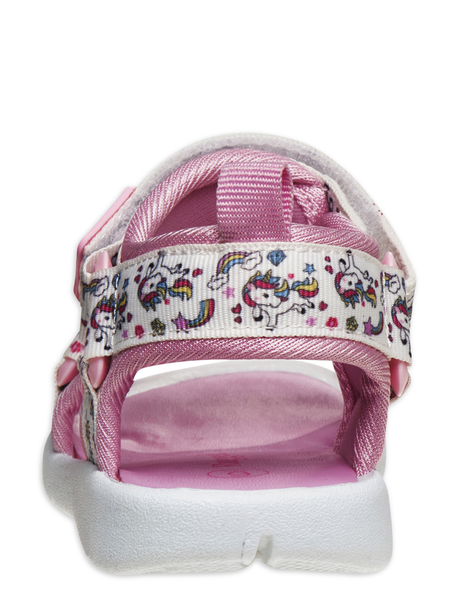Rugged Bear Unicorn & Rainbows Two Strap Athletic Sandals (Toddler Girls) - image 4 of 5