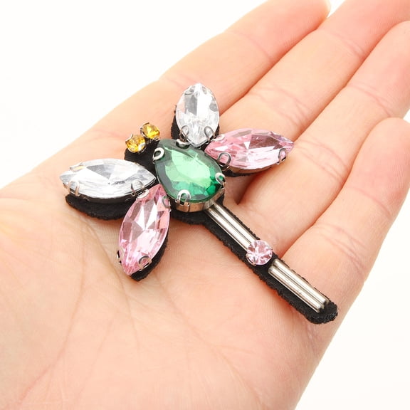 ELAYARD 6pcs Animal Shaped Rhinestone Applique Patch for Clothing, Hats