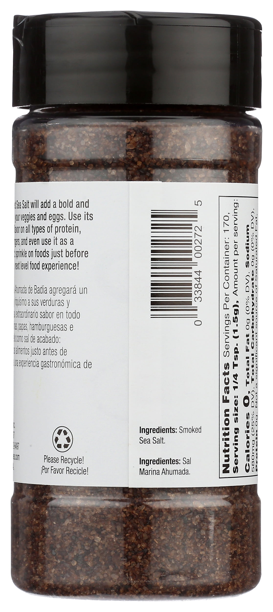 Pack of 6, Badia Smoked Sea Salt, 9 oz