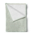 thumbnail image 2 of Geometric Soft Flannel Fleece Blanket, Grid Style Geometric Arrangement Abstract Art Chevron Zigzags Lines, Cozy Plush for Indoor and Outdoor Use, 70" x 90", Ivory Coral and Seafoam, by Ambesonne, 2 of 5