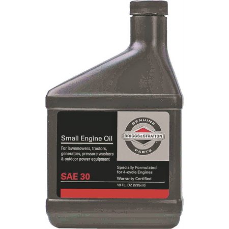 Briggs & Stratton 100005 Lawn Mower Oil, 18 fl-oz Capacity - Walmart.com