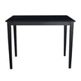 thumbnail image 4 of International Concepts 5 Piece Gathering Height Dining Set in Black, 4 of 9