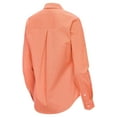 thumbnail image 3 of Women's Antigua Orange Virginia Tech Hokies Porter Woven Tri-Blend Long Sleeve Button-Up Shirt, 3 of 3