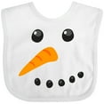 thumbnail image 3 of Inktastic Snowman Face Boys or Girls Baby Bib, 3 of 4
