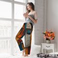thumbnail image 5 of Disketp Abstract Colorful Duality for Women's Pajama Pants - Ultra Soft Fleece Sleep and Lounge Pants (Size: S-3XL)-Small, 5 of 6
