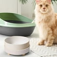 thumbnail image 5 of Rirozkan Heated Cat Bowl, Ceramic Pet Dish with Warming Function, Automatic Temperature Control Food Bowl, Elevated Feeder for Winter Meals and Pet Comfort, White, 5 of 6