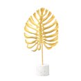 thumbnail image 1 of Adornos de hojas de oro de hierro, exquisita decoración de arte de escritorio con hojas de oro y hierro, decoración de escritorio con árbol de hierro, durabilidad probada en el tiempo, 1 of 2