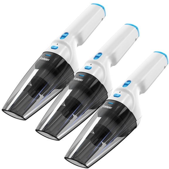 3Pack Handheld Vacuum Cordless, 9.5KPA Hand Vacuum Cleaner, Portable Lightweight for Home Car Pet, New