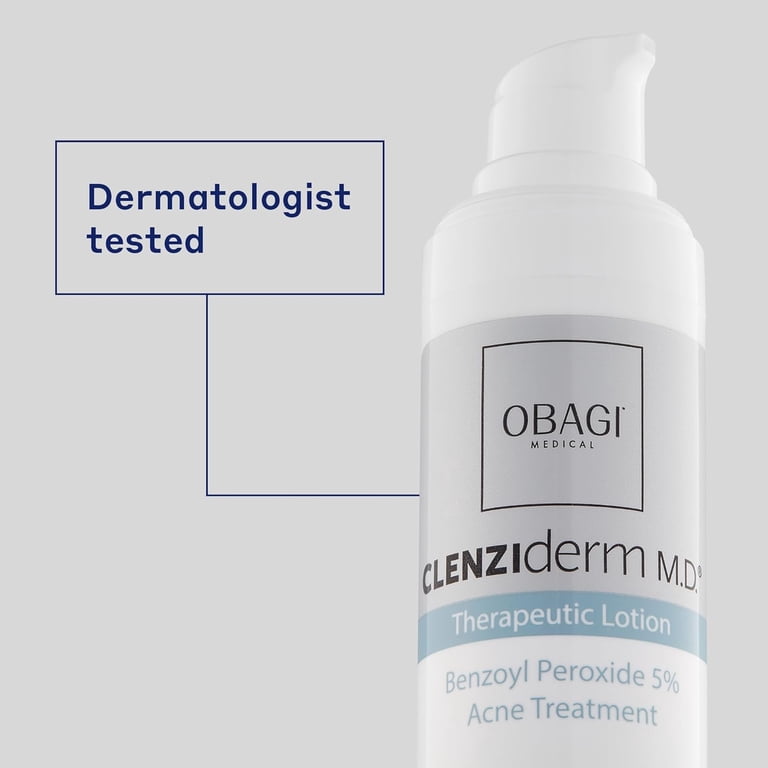 Obagi CLENZIderm Therapeutic Lotion Benzoyl Peroxide 5% 1.6 oz