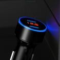 thumbnail image 4 of Car Charger 5V 3.1A Quick Charge Dual USB Port LED Display Voltmeter Phone Charging Adapter, Black Air Humidifier 2W USB 300ml Humidifier Cartoon Portable Light Diffuser for Home Office, Blue, 4 of 5