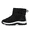 Black, variant on Women's Winter Fleece-Lined Slip-On Boots – Lightweight & Easy On/Off