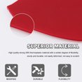 thumbnail image 4 of RULLINE Car Mud Flaps Universal Fit Red Splash Guards (4 Pack) Fender,with 20 Pieces 6mm Fastener Rivet Clips, 4 of 4