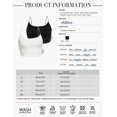 thumbnail image 6 of Amilia Women's Basic Solid Cami Spaghetti Double Layer Crop Tank Top, 6 of 7