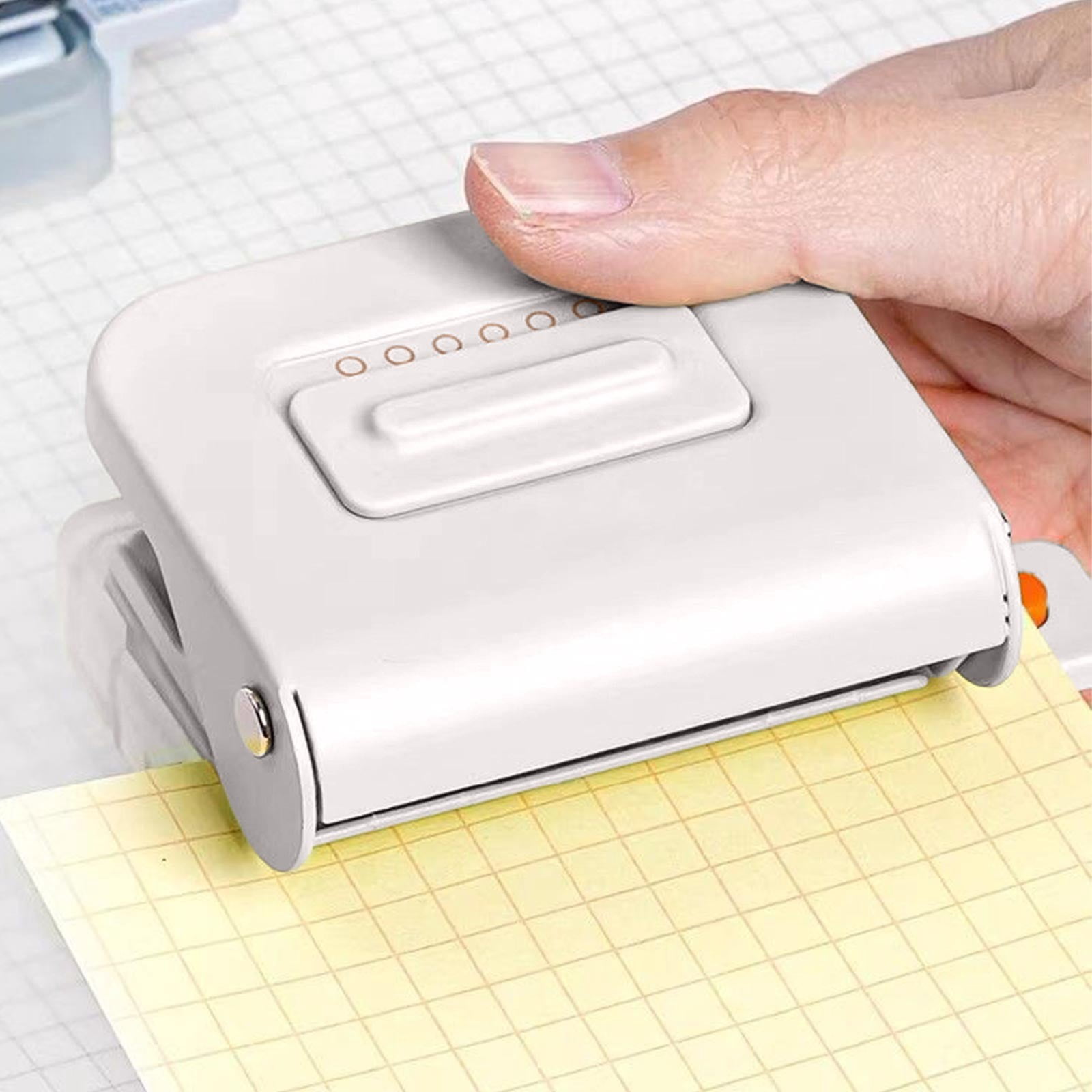 Werulen 3 and 6 Hole Punch Flexible, Paper Punch for A4 Documents Notebooks, Manual Hole Punch, Office Paper Punch, Desktop Puncher