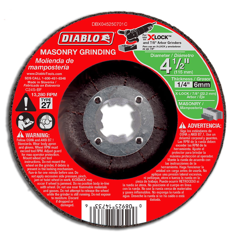 Diablo 7 inch 40 Grit Angle Grinder Metal Steel Grinding Polishing Flap Disc 