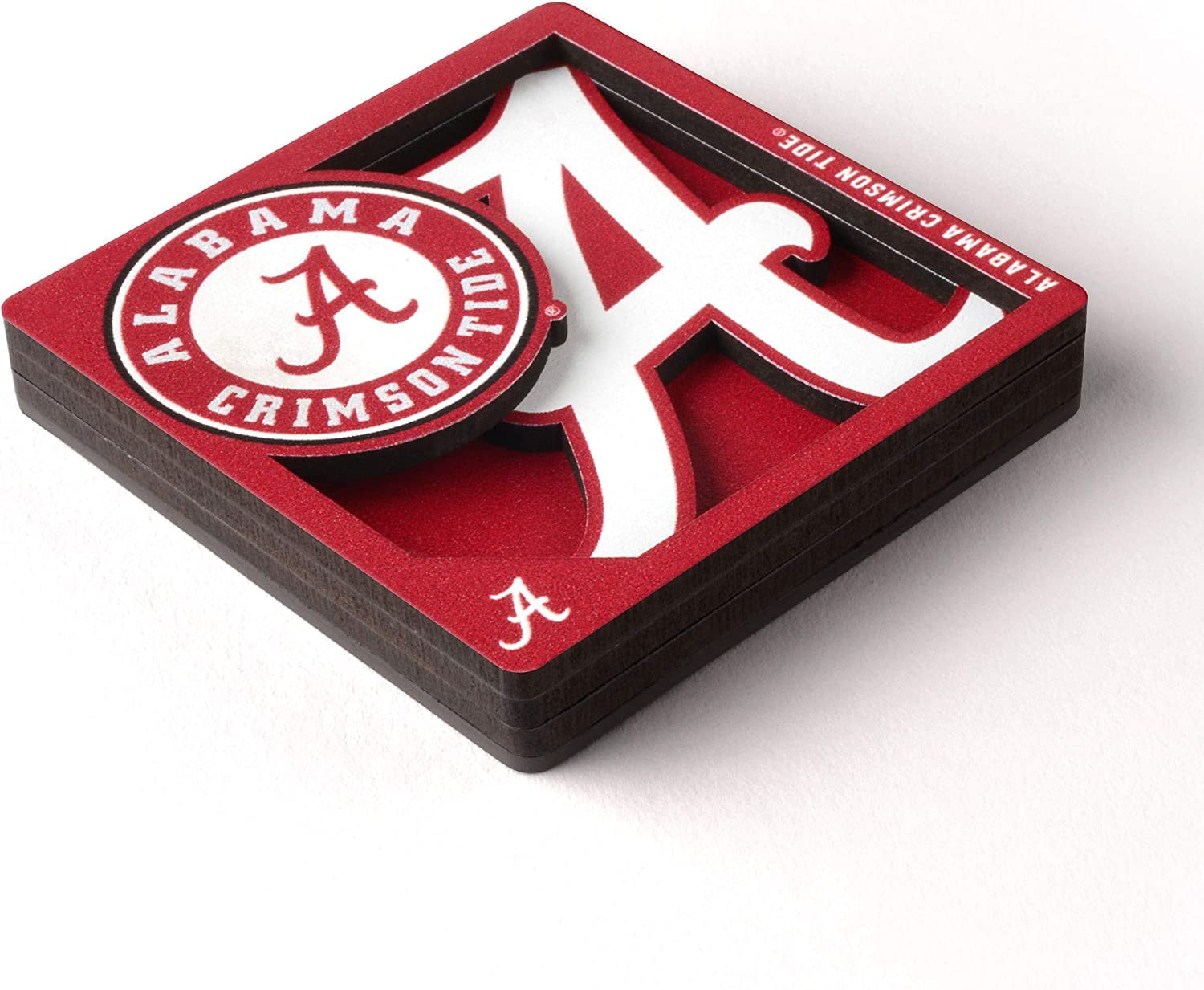 YouTheFan NCAA Alabama Crimson Tide 3D Logo Series Magnet