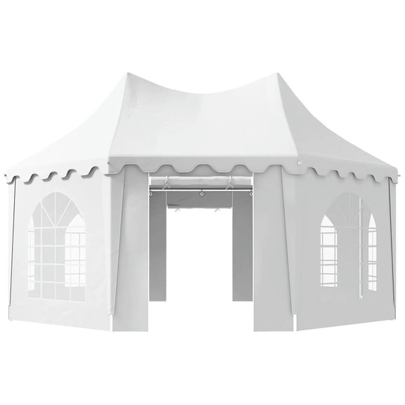 Topcobe 22.3' x 16.4' Large Party Tent Canopy Shelter with Carrying Bags and 2 Doors for Parties, Wedding, Events, BBQ Grill, Outdoor Patio Canopy for Garden Backyard, White