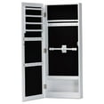 thumbnail image 2 of Baxton Studio Pontus Modern and Contemporary White Finished Wood Wall-Mountable Jewelry Armoire with Mirror, 2 of 9