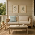 thumbnail image 6 of Creative Products Herringbone Print Green 20 x 20 Indoor / Outdoor Pillow, 6 of 8