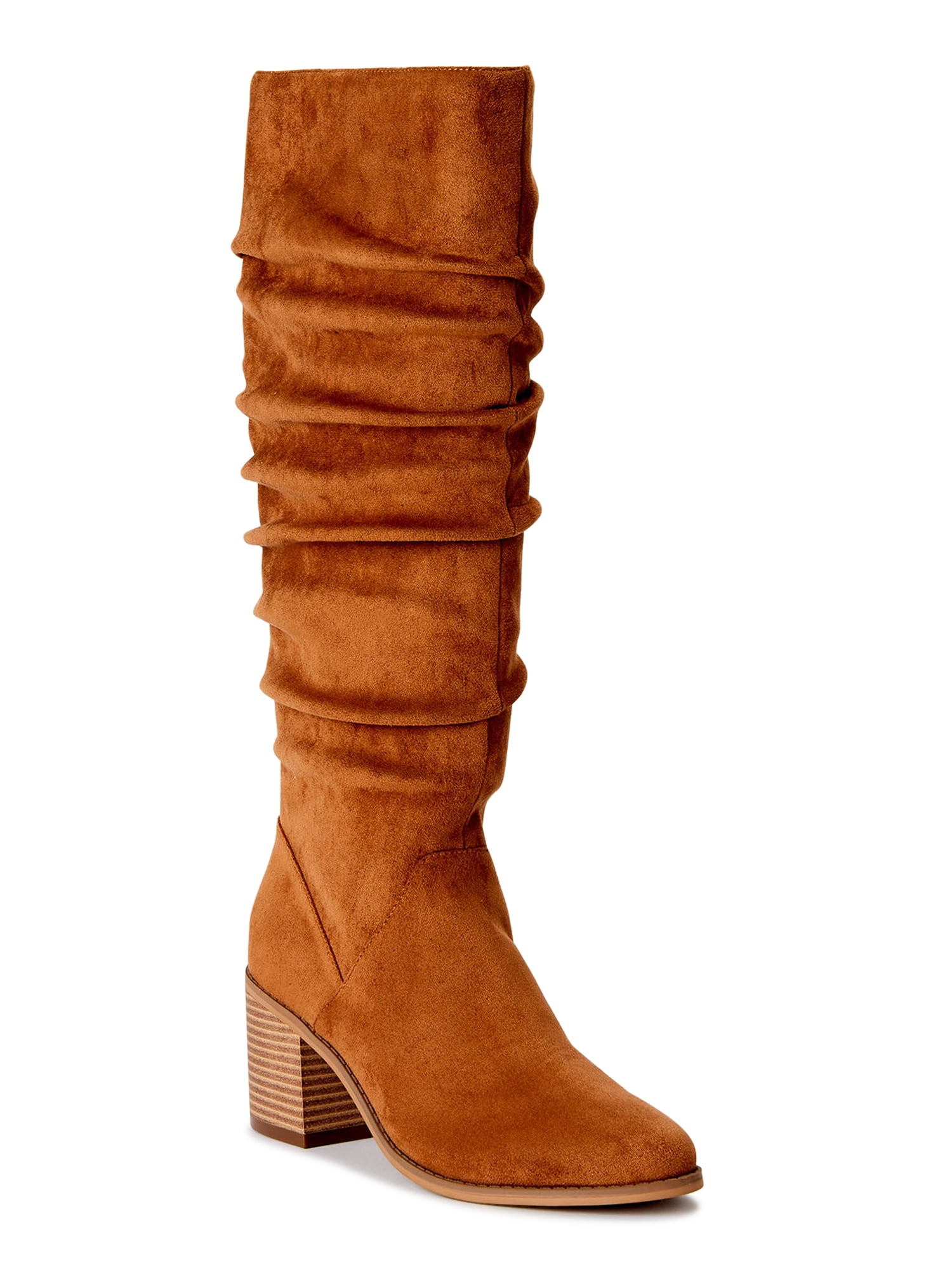 Tall Heeled Slouch Boot - Walmart 