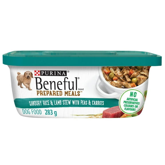 Beneful Repas Préparés Savoureux et Ragoût d'Agneau, Nourriture Humide pour Chiens 283 g