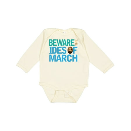 

Inktastic Julius Caesar Ides of March Gift Baby Boy or Baby Girl Long Sleeve Bodysuit