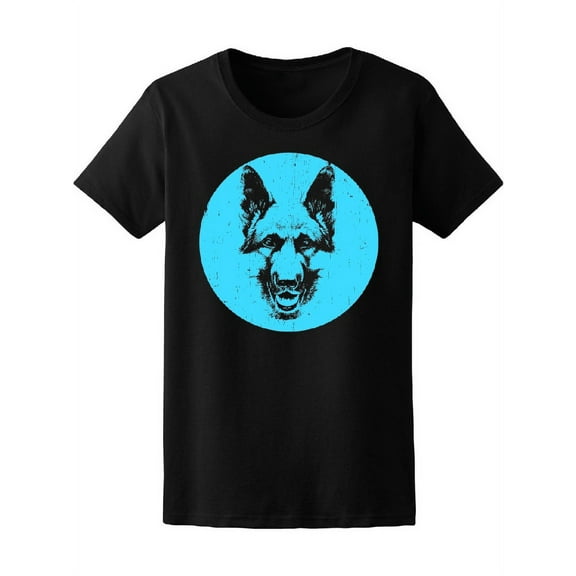 German Shepherd Portrait T-Shirt Women -Image by Shutterstock, Female Medium